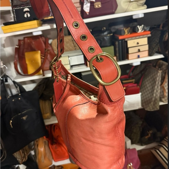 Coach Coral Leather Crossbody Bag